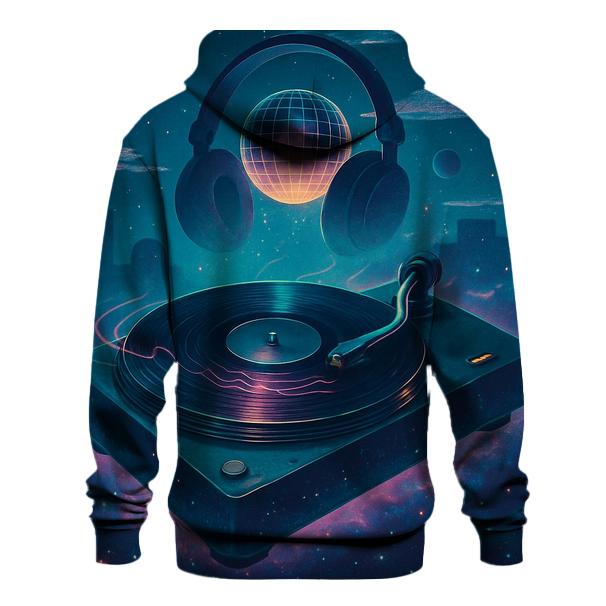 Nebula Turntable zip-up hoodies