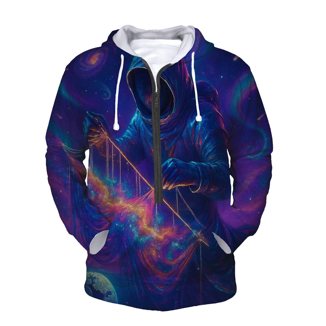 Celestial Weaver printed hoodies