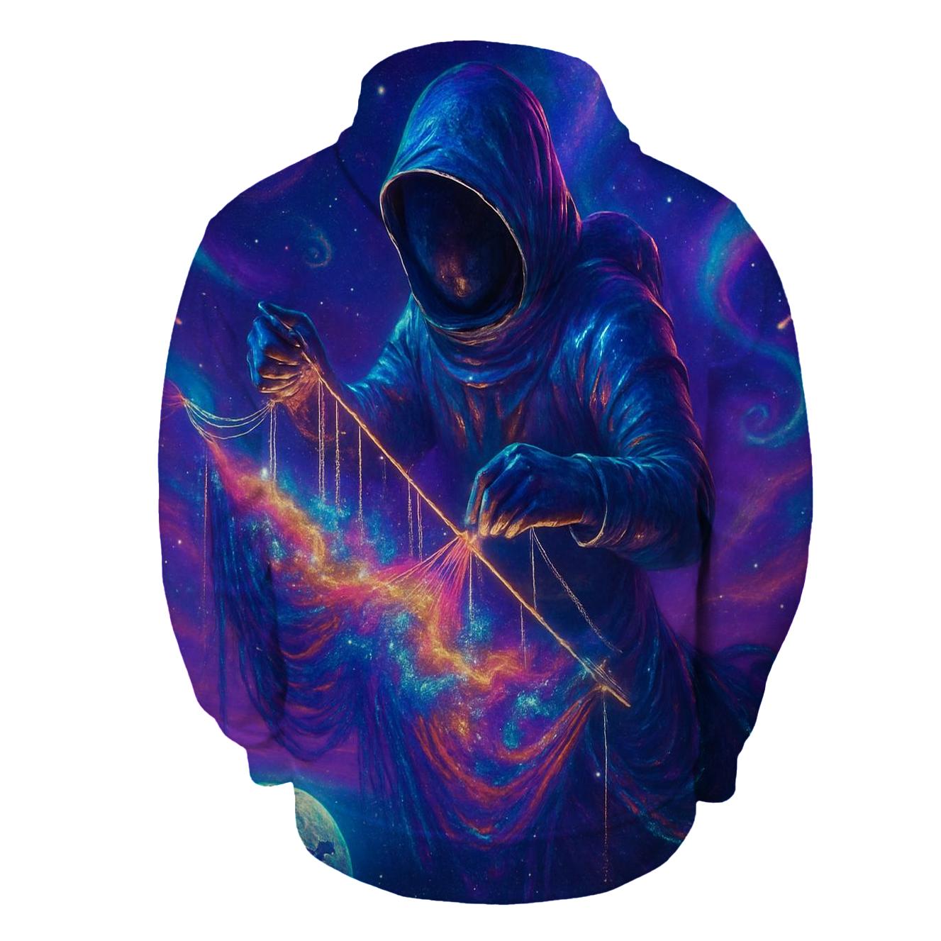 Celestial Weaver printed hoodies