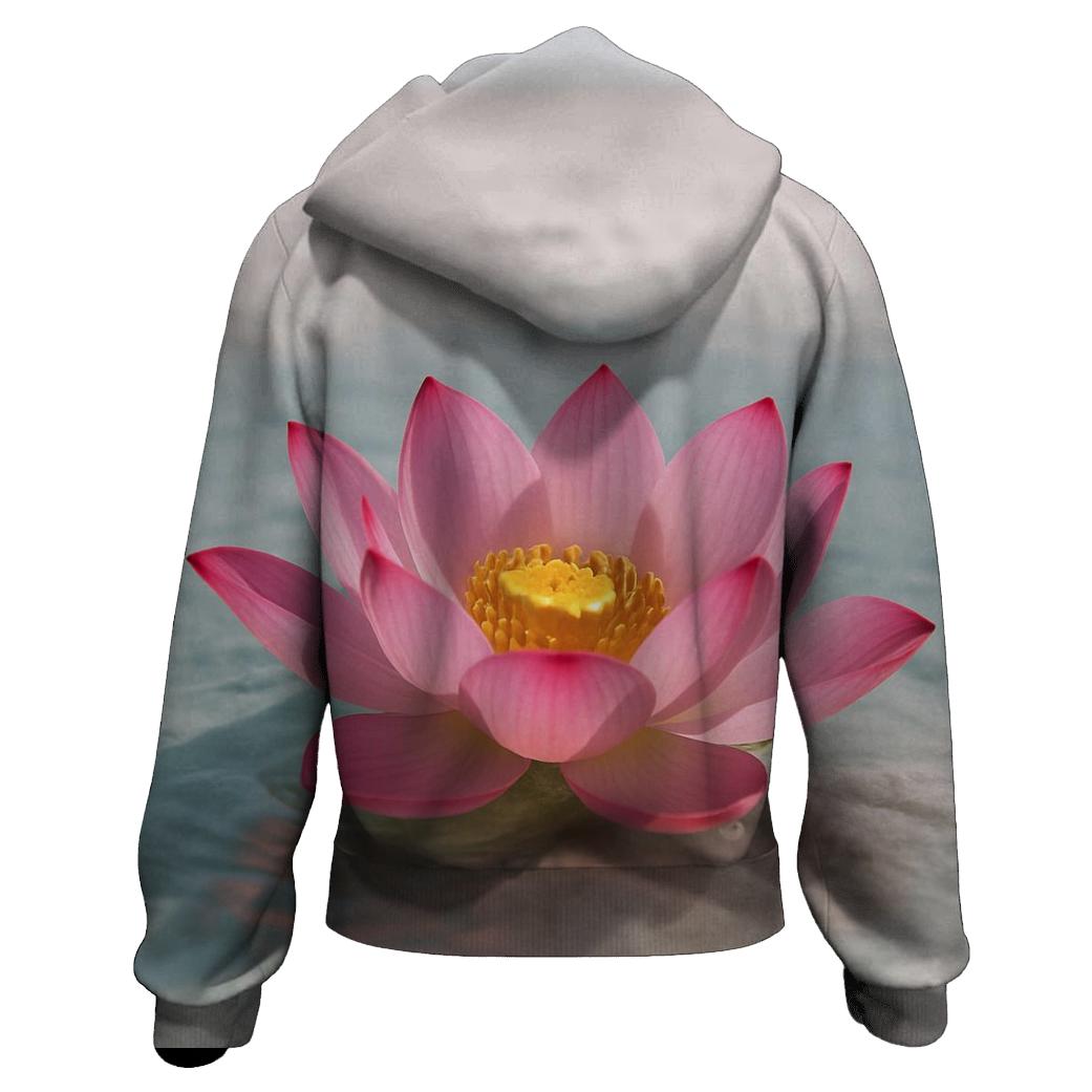 Midday Lotus In Salt Flat Reflection hoodie styles