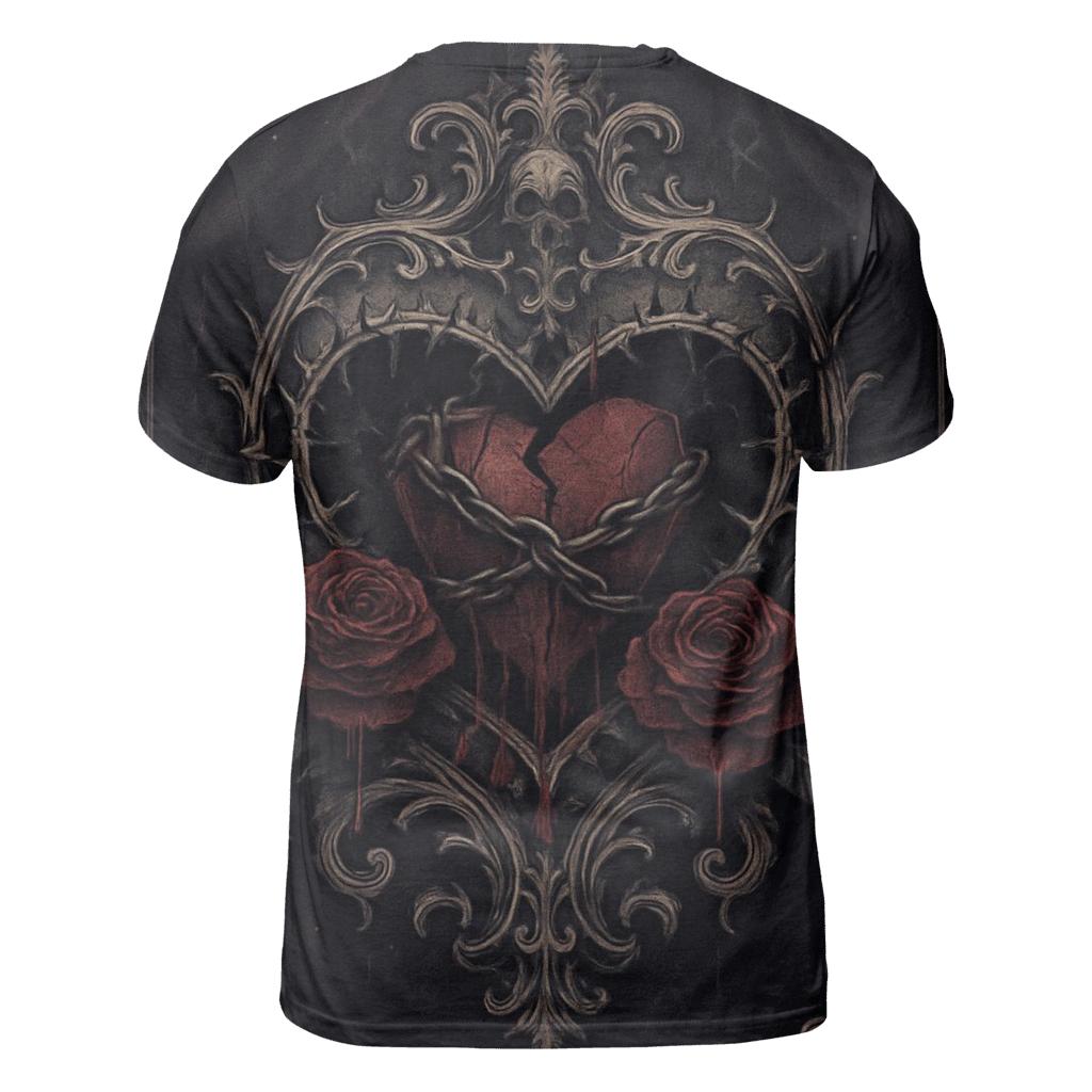 Bleeding Rose Reliquary designer pattern shirts