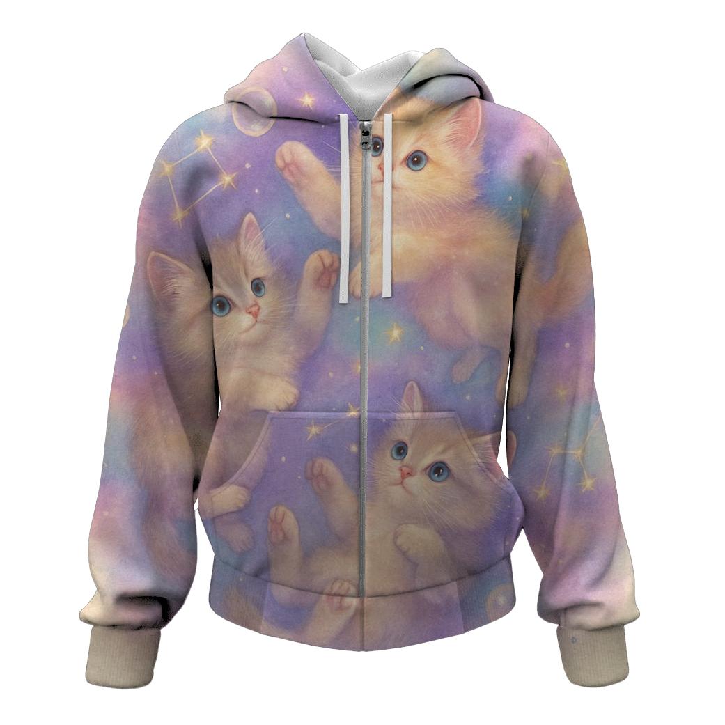 Constellation Dream Kittens pullover hoodies