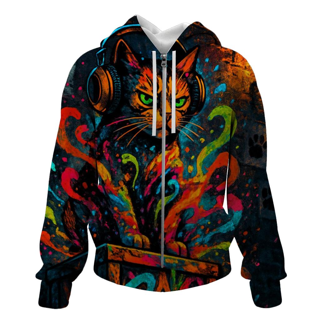 Graffiti Alley Boss Cat designer hoodies