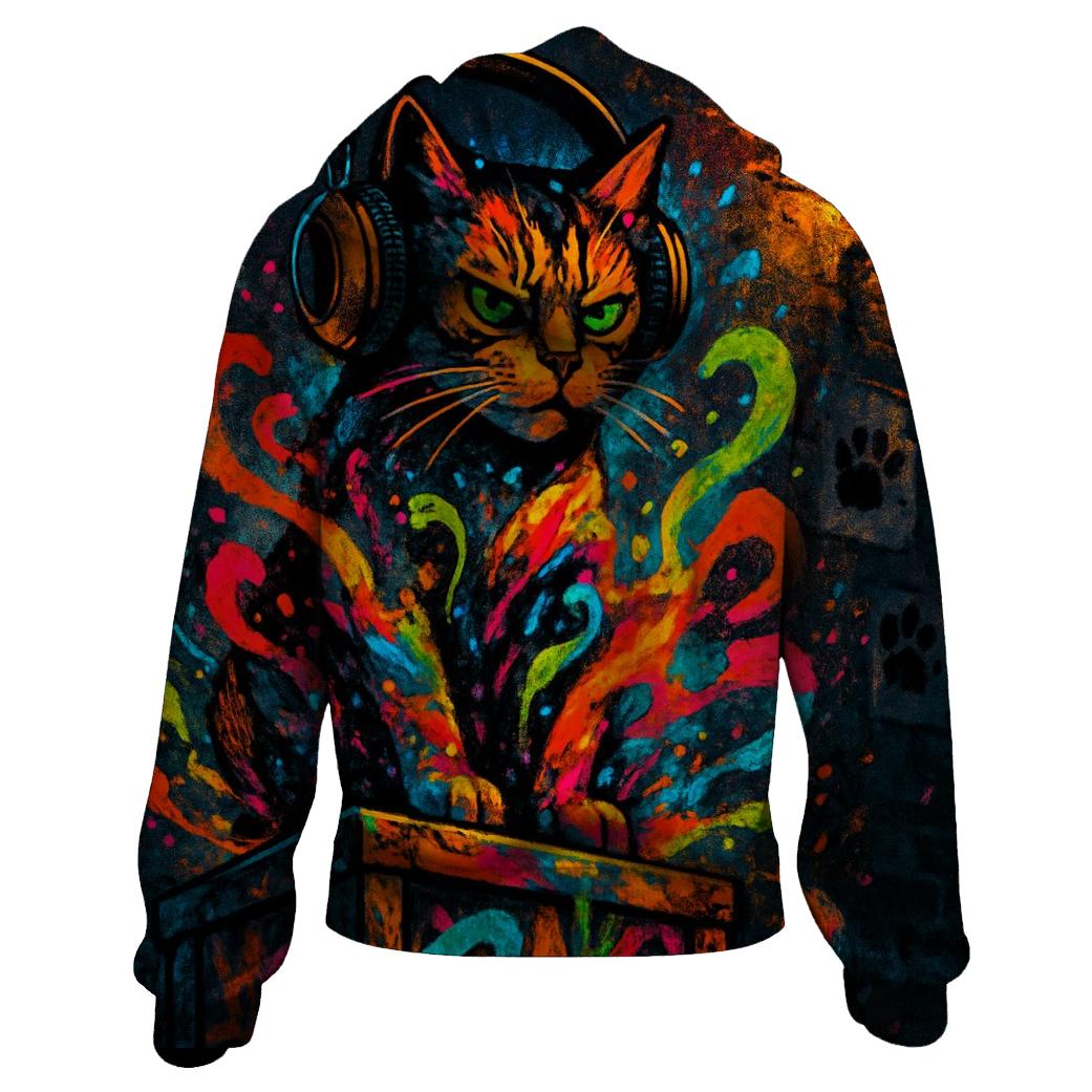 Graffiti Alley Boss Cat designer hoodies