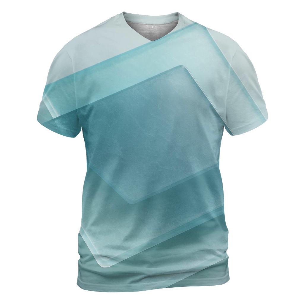 Glacier Veil trendy printed shirt styles