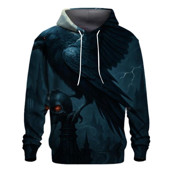 Raven Over The Cursed Spire lightweight hoodies