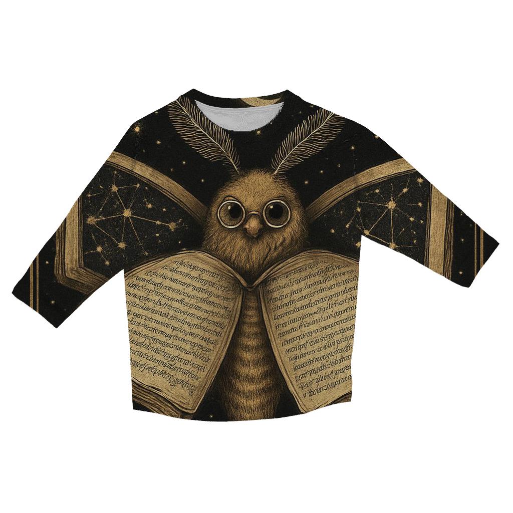 Gilded Moth Librarian designer 3/4 sleeve blouses