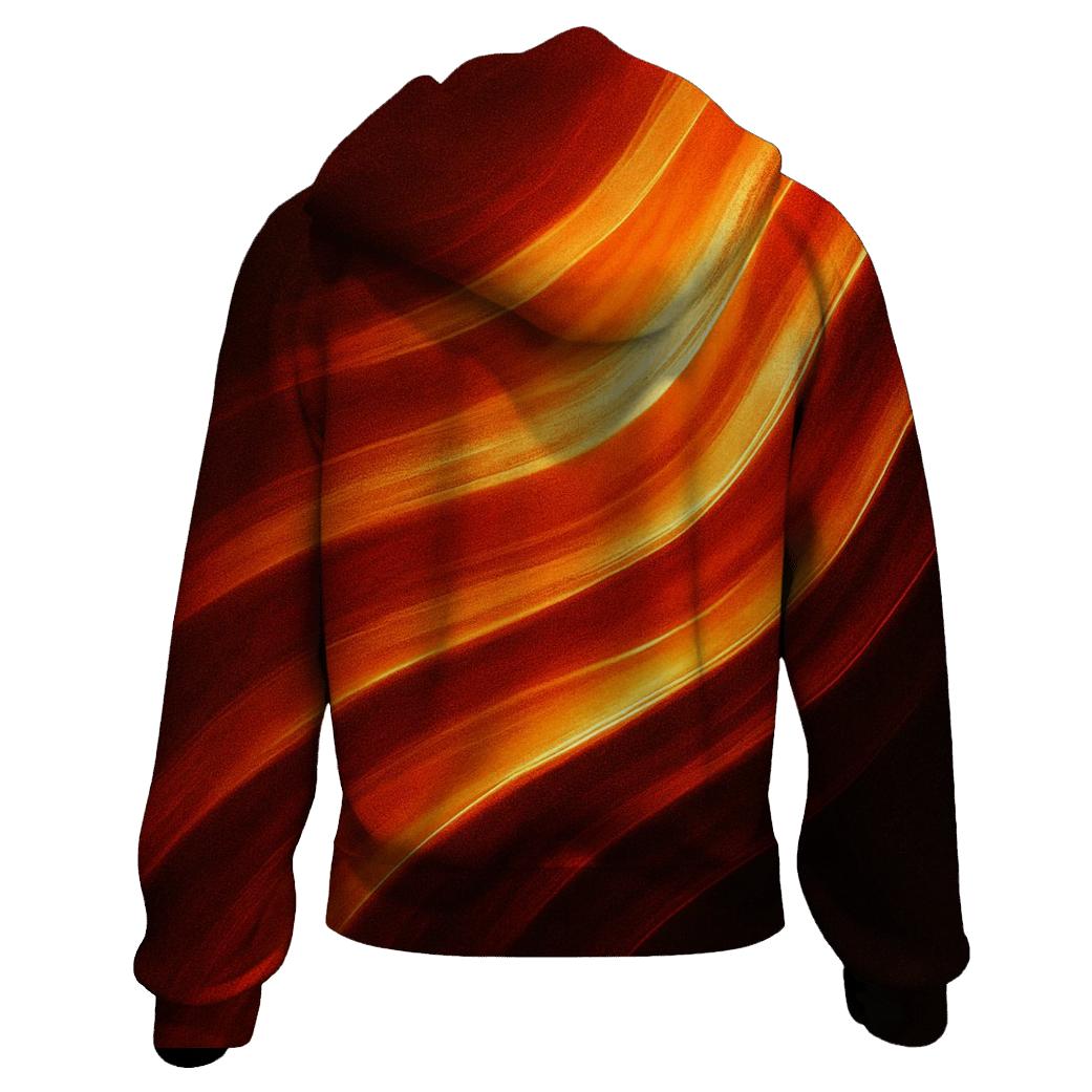 Molten Cascade printed hoodies