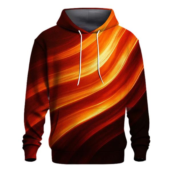 Molten Cascade printed hoodies