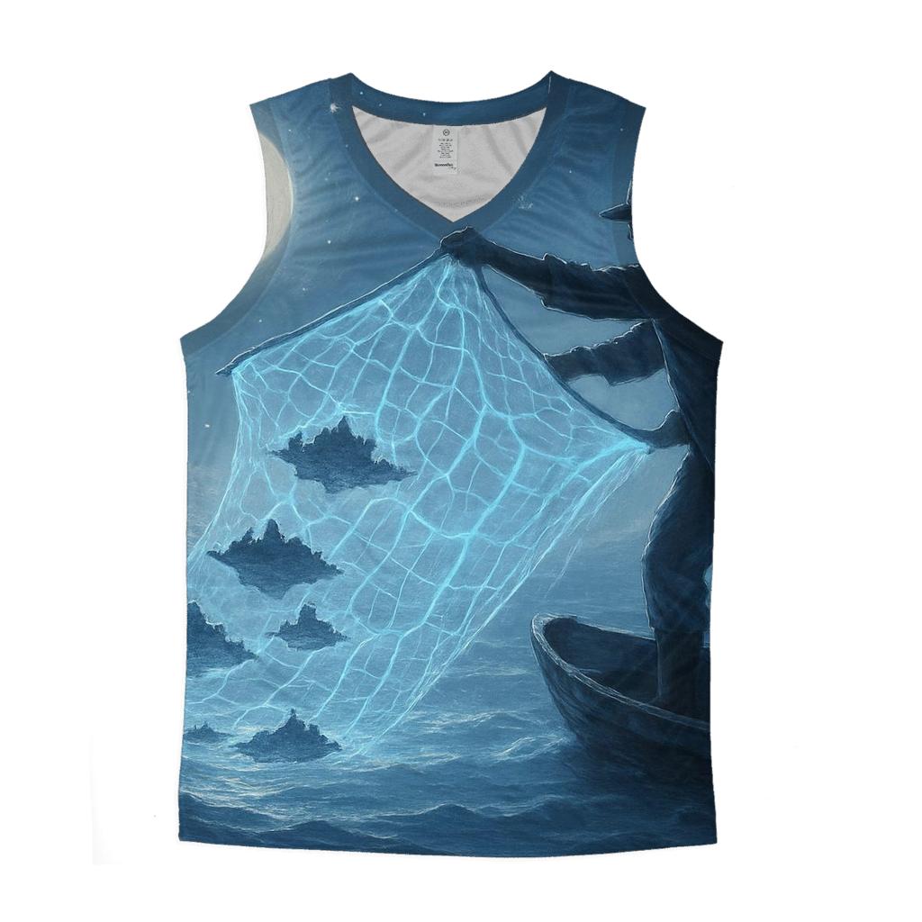 Cobalt Dream Fisherman sports performance tank tops
