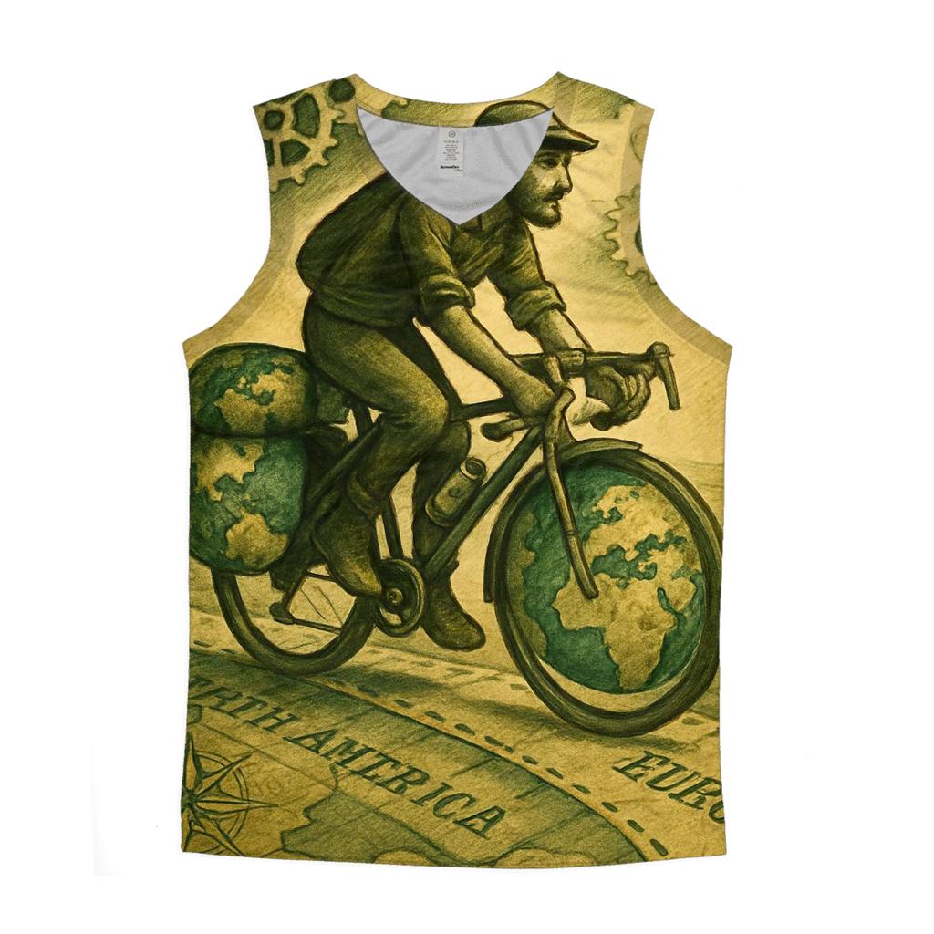 Atlas Bicycle Rider trendy fitted tank tops