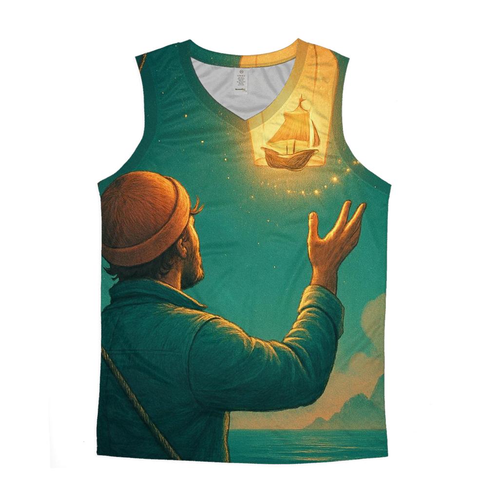 Mariner Sky Lantern personalized athletic tanks