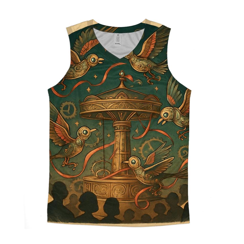 Clockwork Sparrow Circus sports performance tank tops