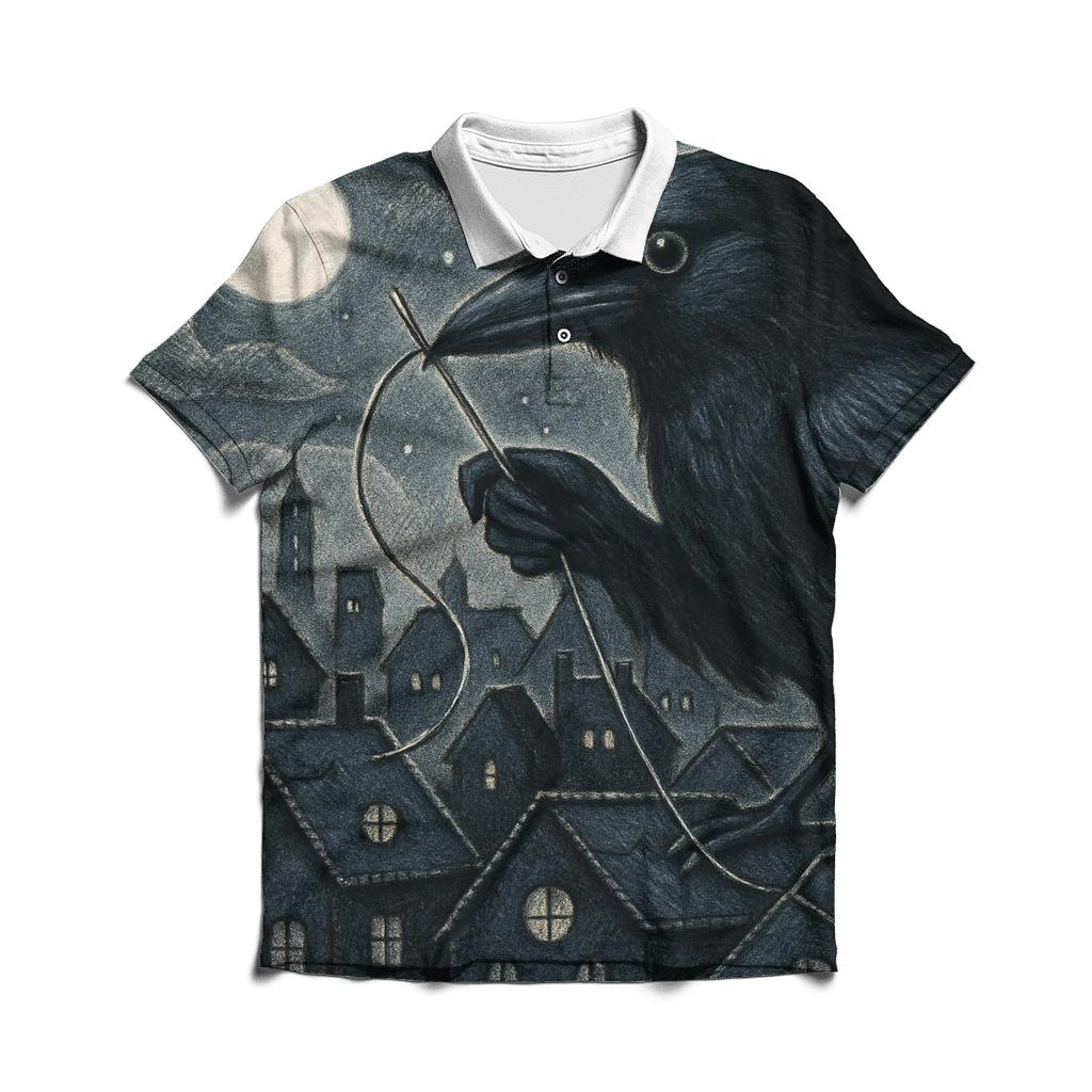 Skyline Tailor Raven custom polo shirts