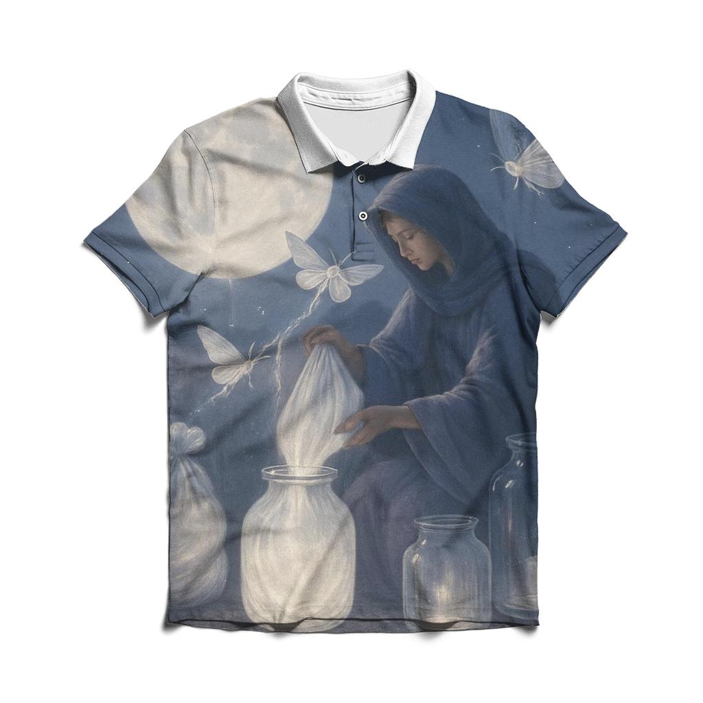 Gossamer Moon Harvester personalized polo shirts