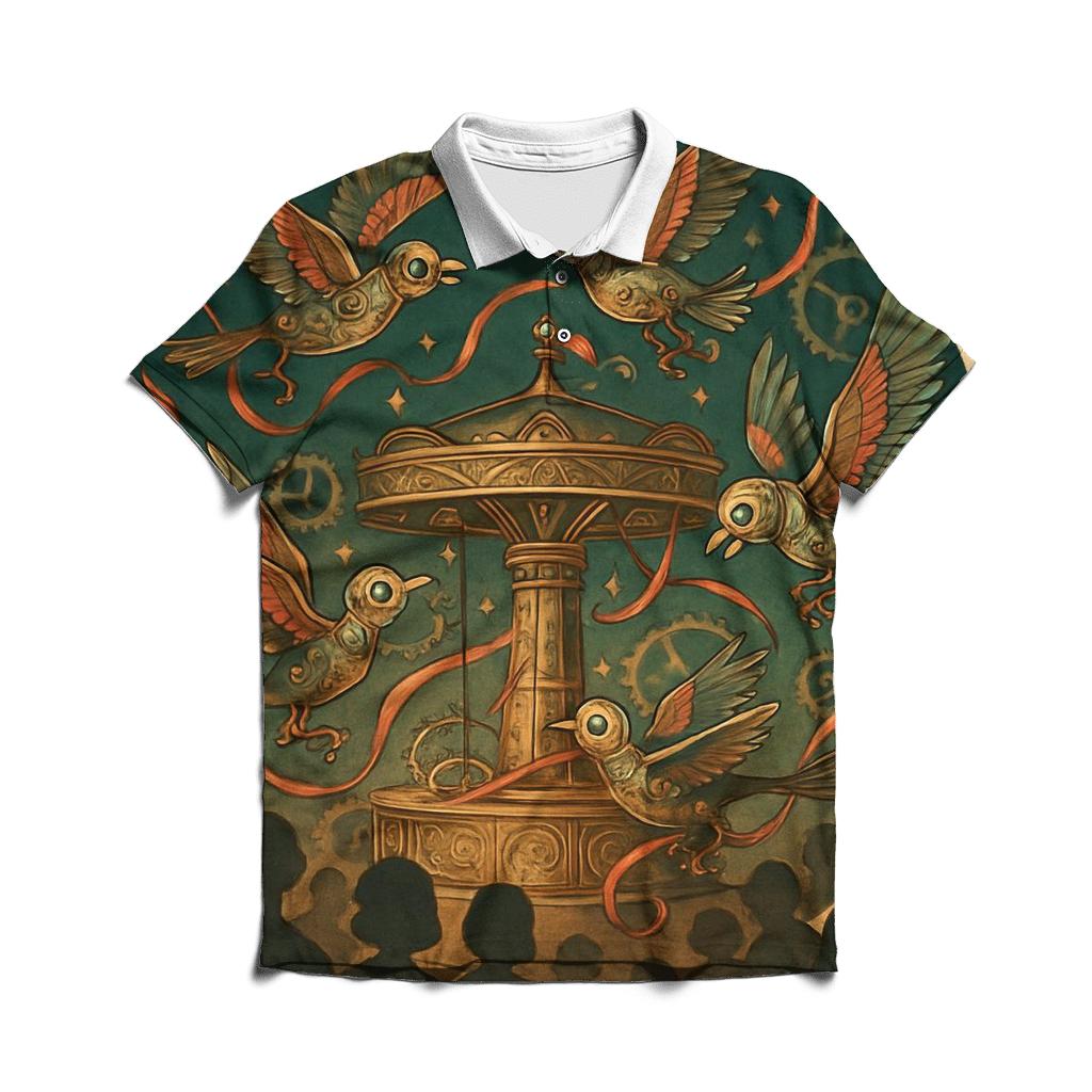 Clockwork Sparrow Circus personalized polo shirts