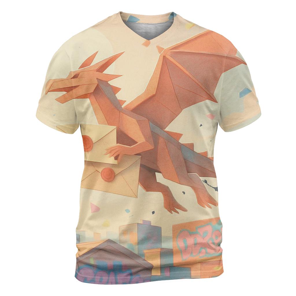 Paper Dragon Courier personalized full print shirts
