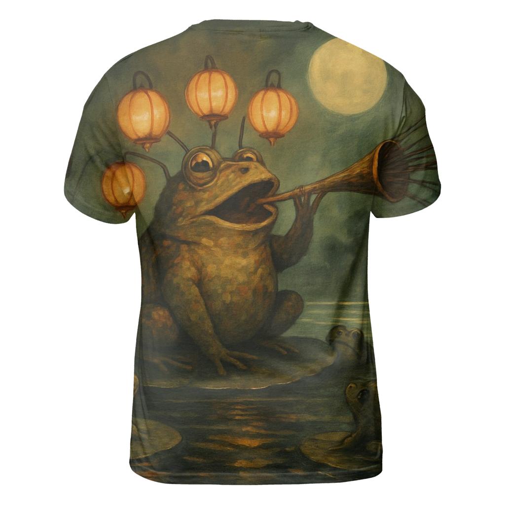 Lantern Toad Herald statement graphic shirts