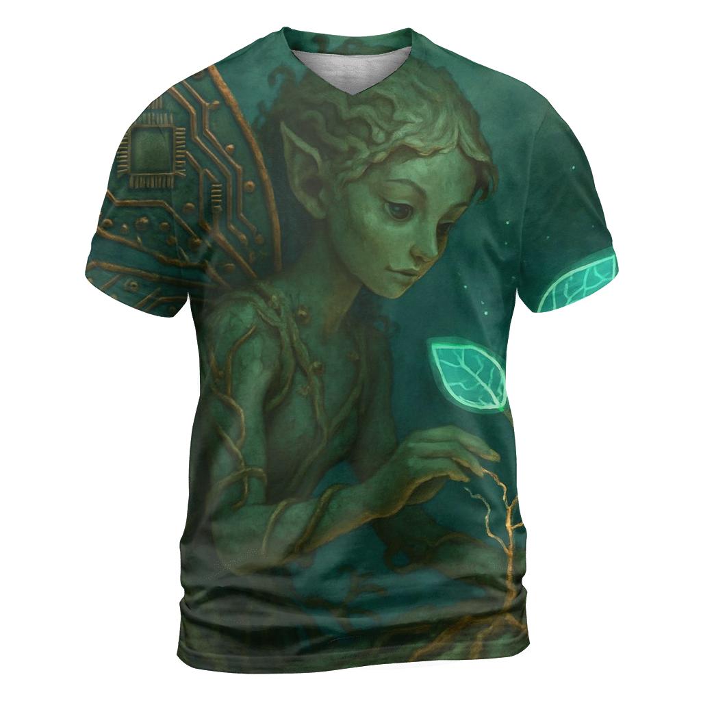 Circuitry Forest Sprite unique graphic print tees