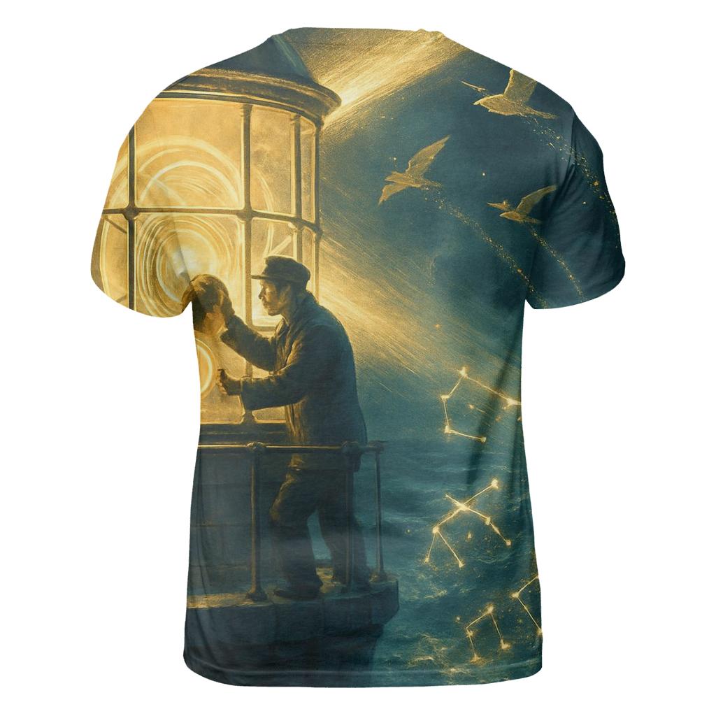 Lighthouse Constellation Keeper statement graphic shirts