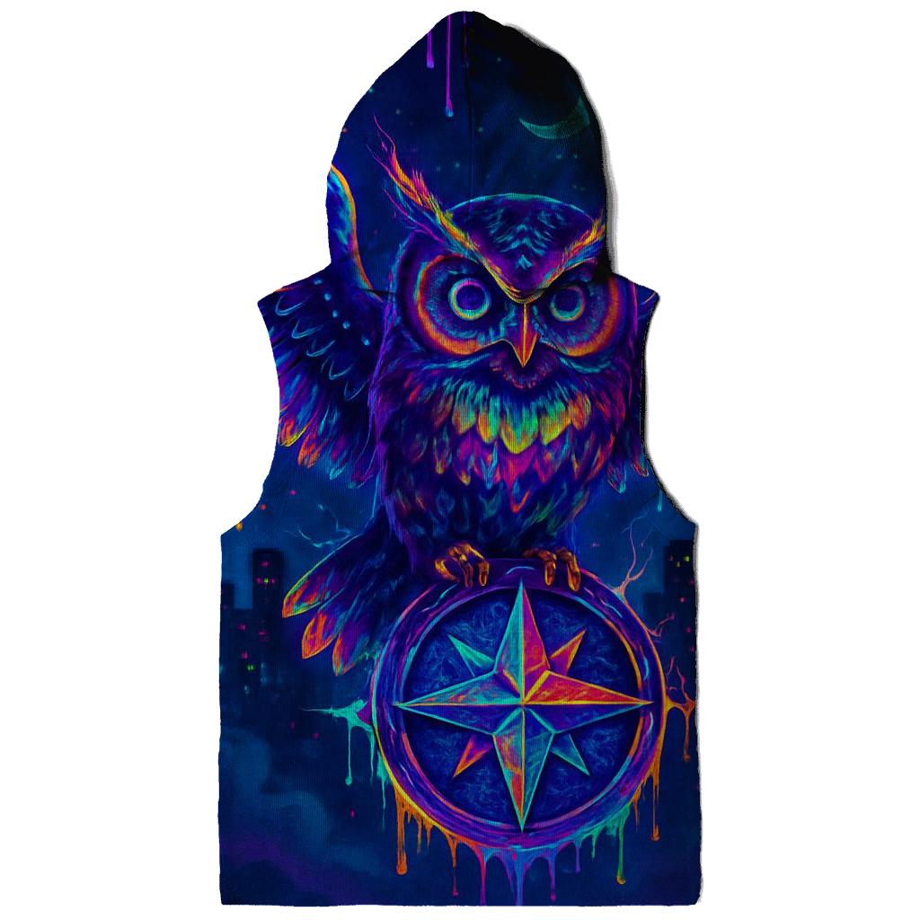 Neon Owl Oracle zip-up hoodies