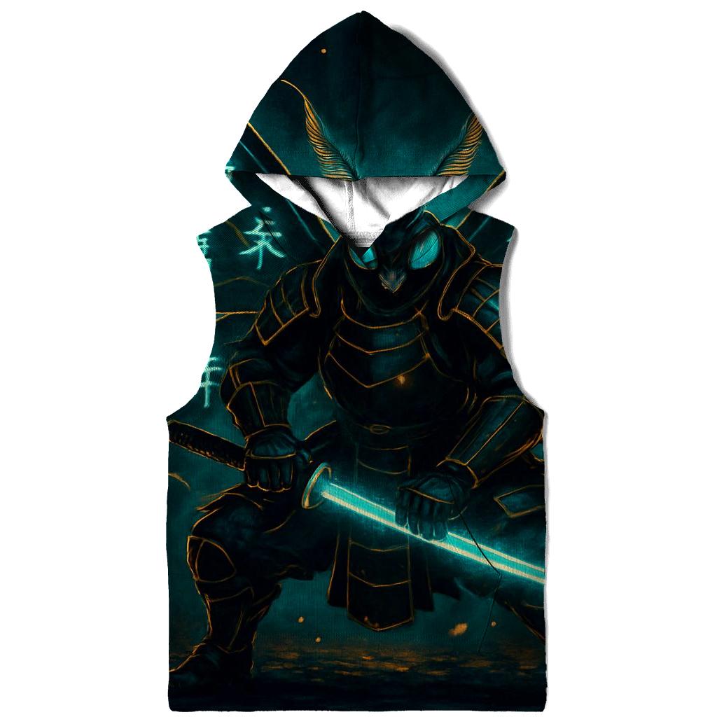 Neon Samurai Moth hoodie styles