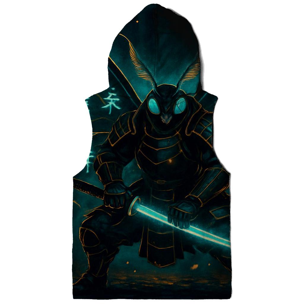 Neon Samurai Moth hoodie styles