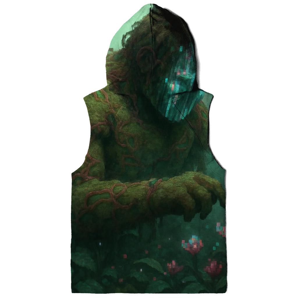 Glitch Garden Golem pullover hoodies