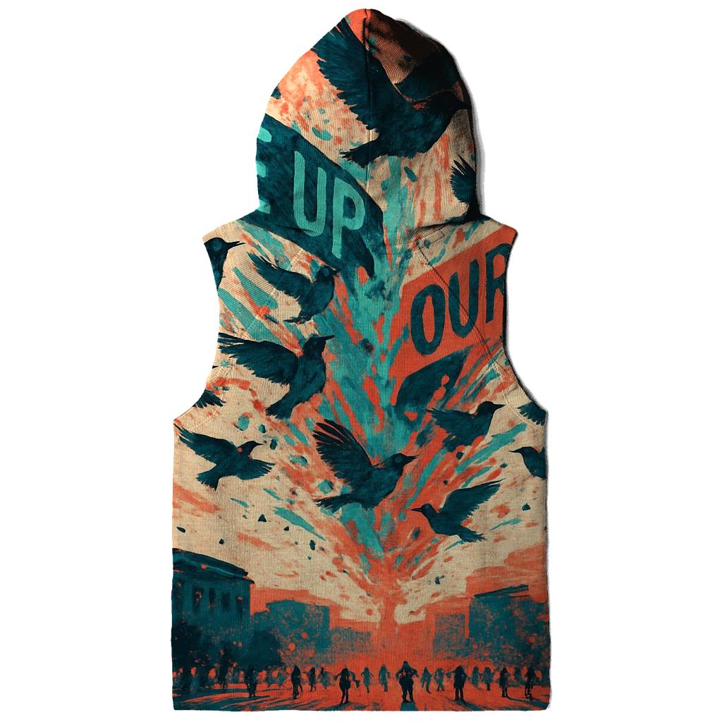 Chromatic Sparrow Riot pullover hoodies