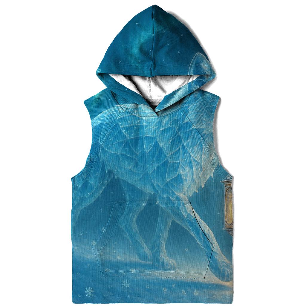 Frostbound Lantern Fox premium hoodies