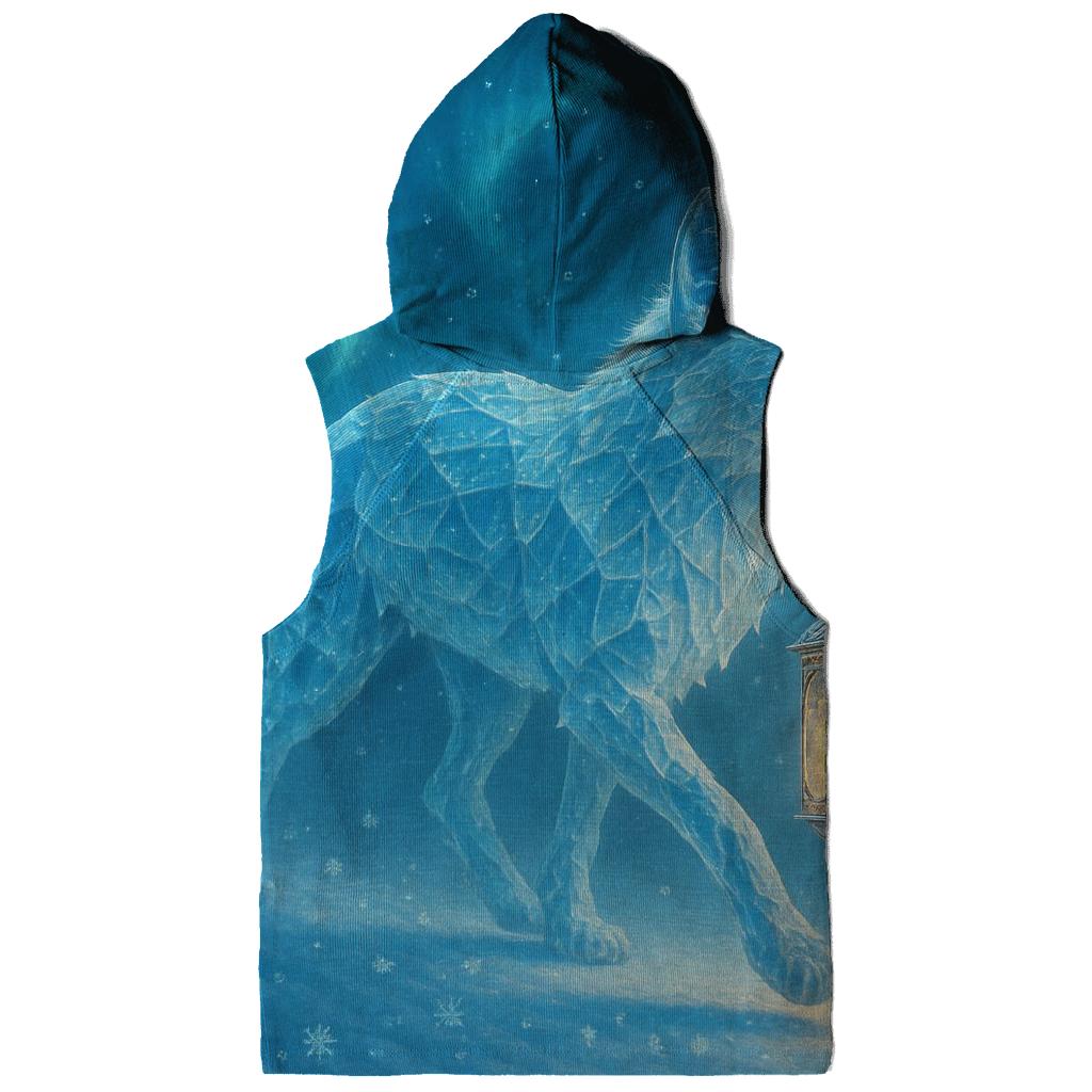Frostbound Lantern Fox premium hoodies