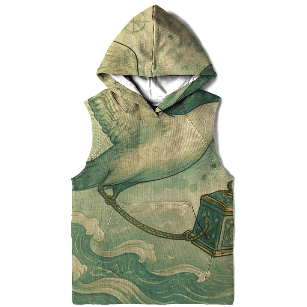 Voyager Tea Albatross printed hoodies