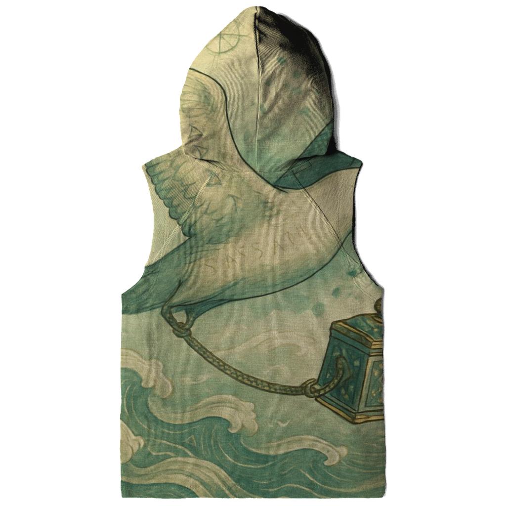 Voyager Tea Albatross printed hoodies