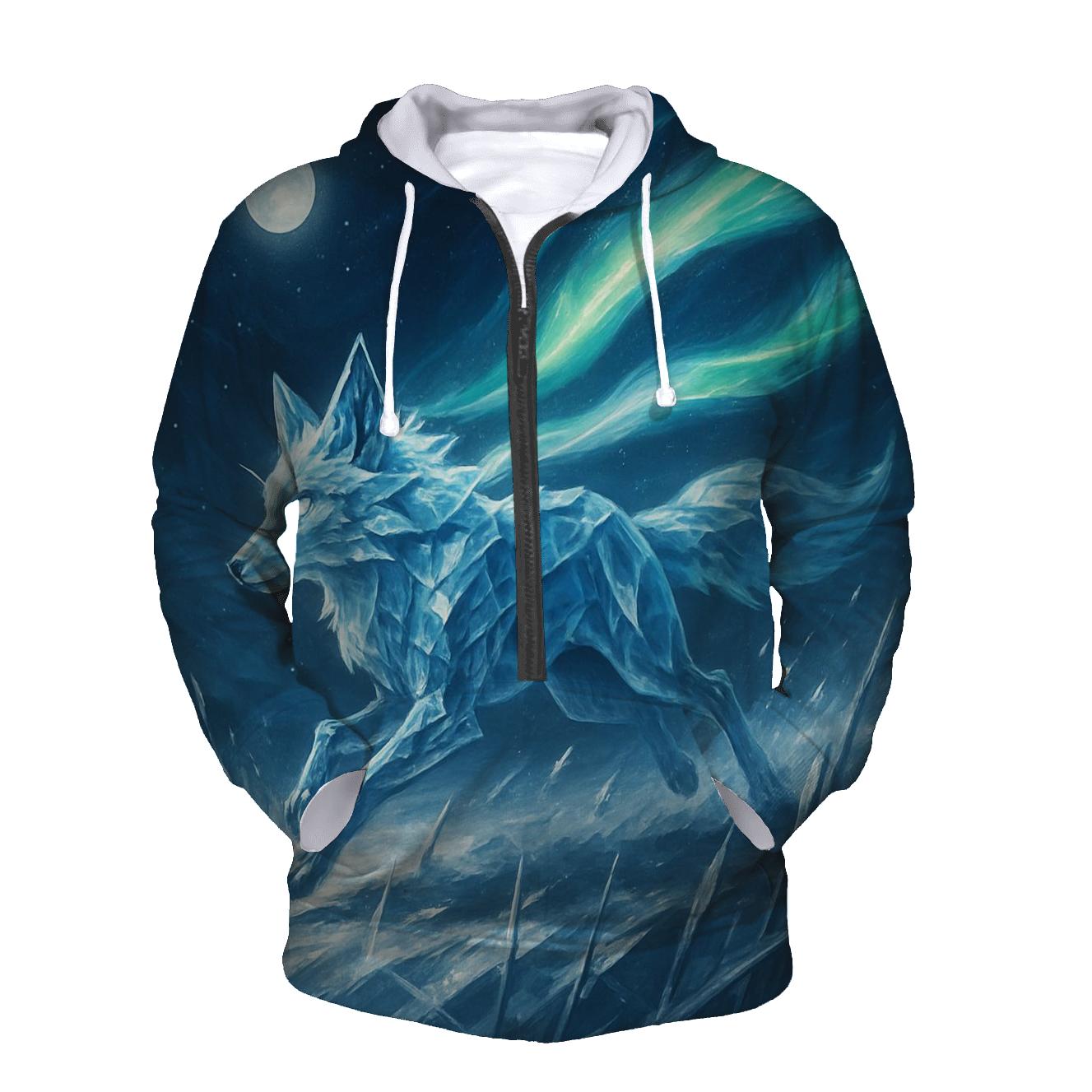 Crystal Fox Run zip-up hoodies