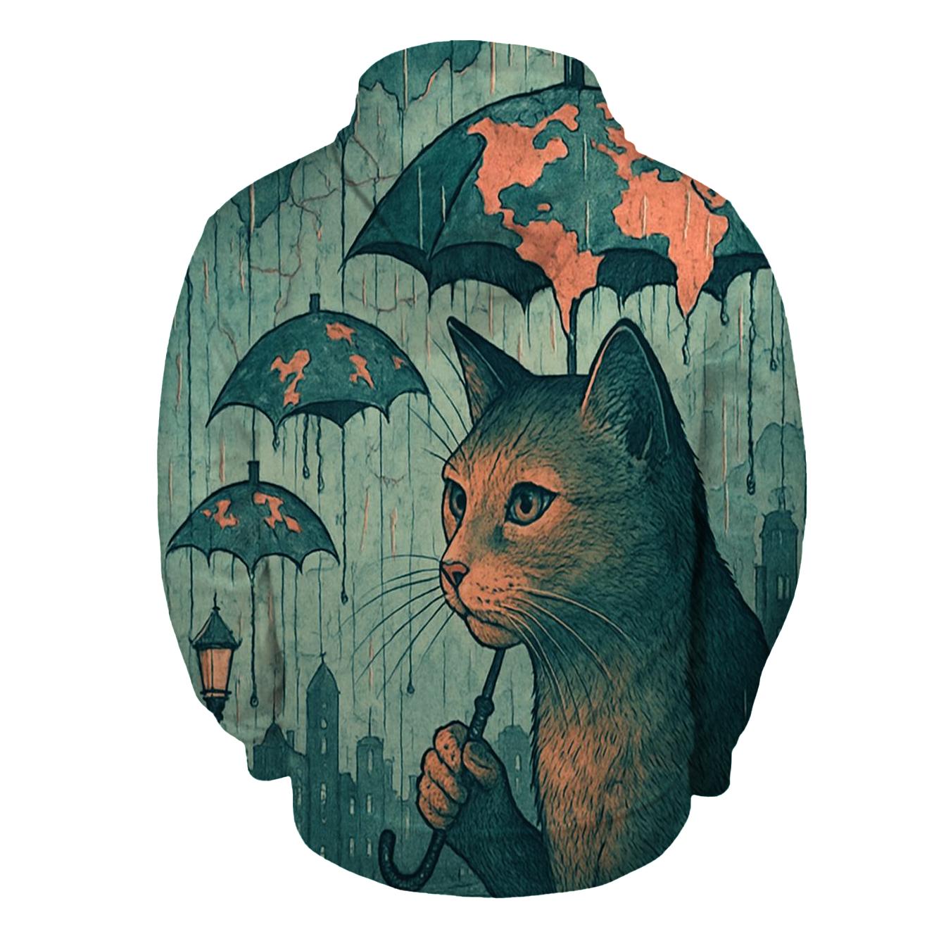 Umbrella Atlas Cat premium hoodies