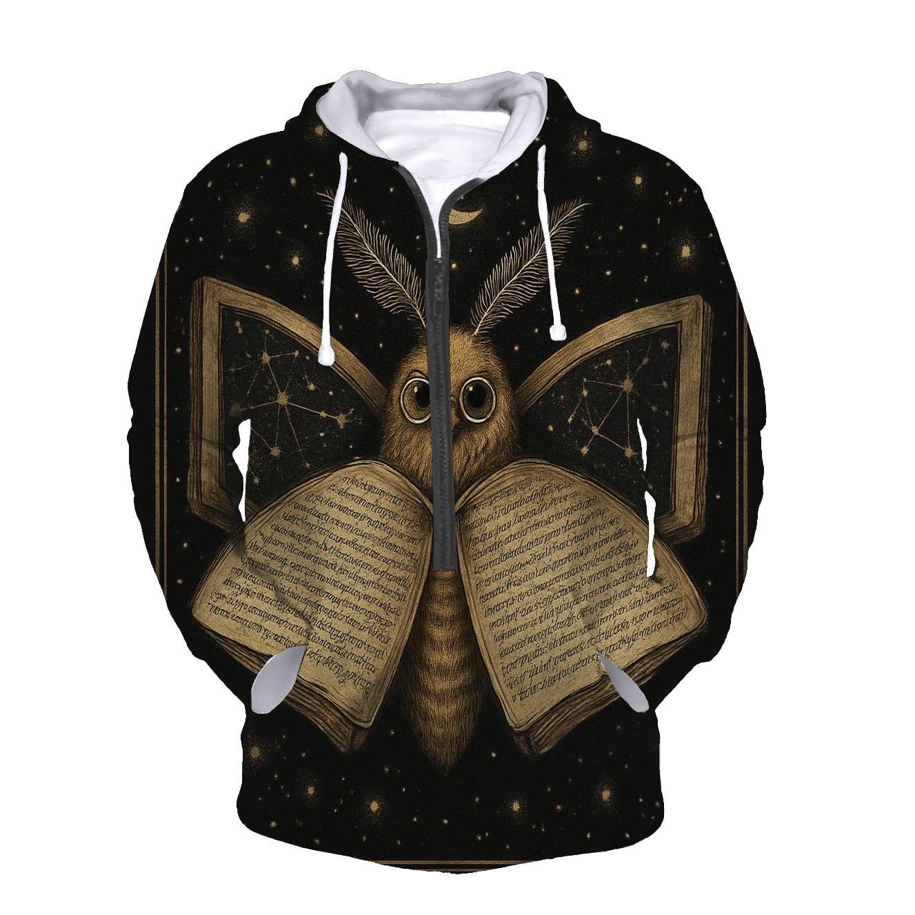 Gilded Moth Librarian heavyweight hoodies