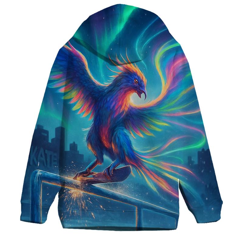 Aurora Skate Phoenix printed hoodies