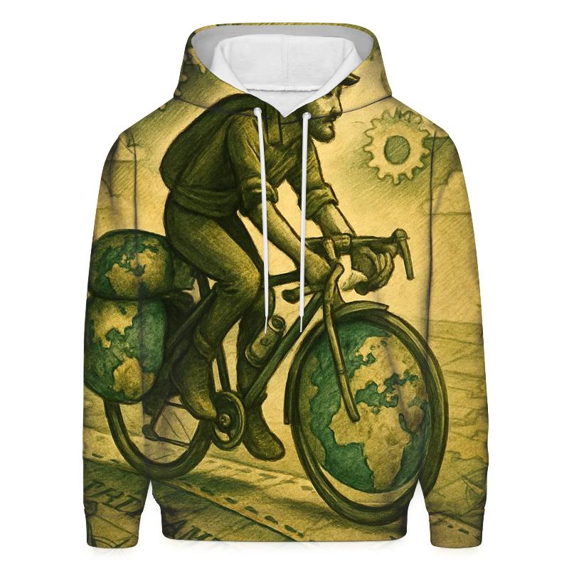 Atlas Bicycle Rider hoodie designs