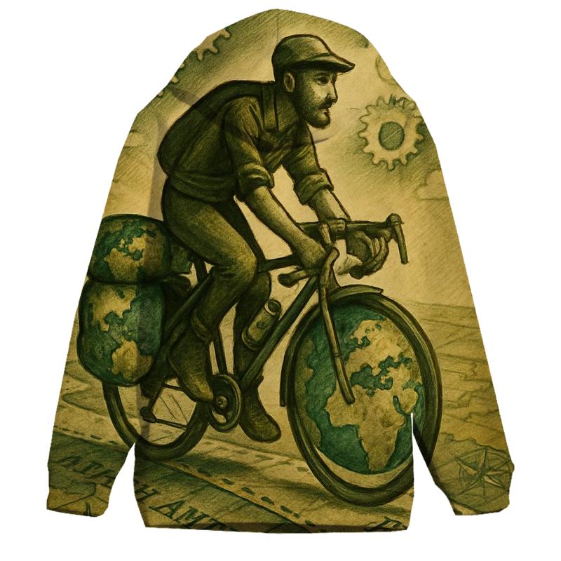 Atlas Bicycle Rider hoodie designs
