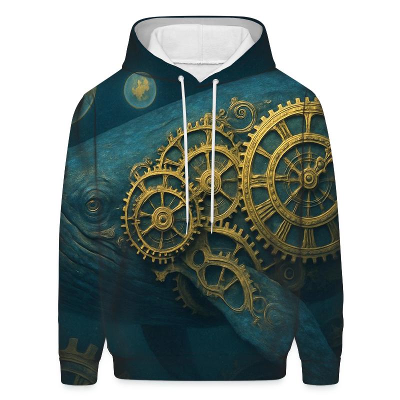 Clockmaker Whale Dream premium hoodies