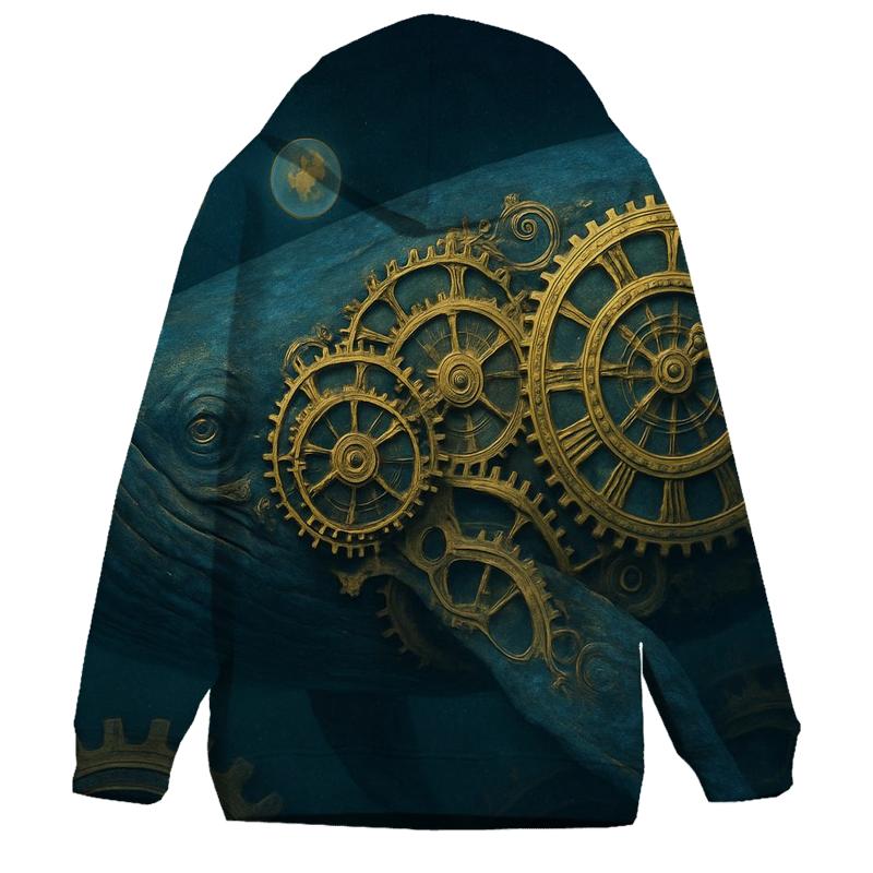 Clockmaker Whale Dream premium hoodies