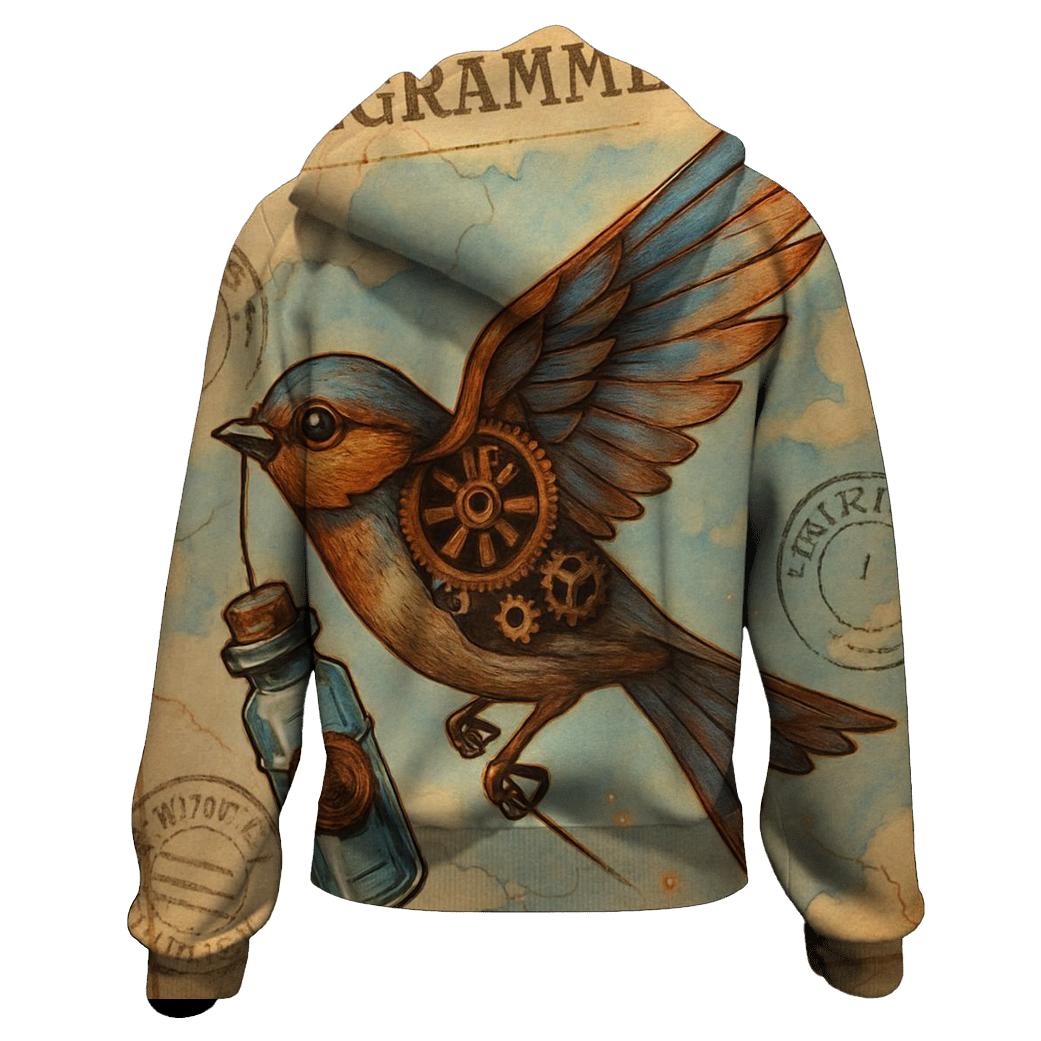 Tin Sparrow Messenger embroidered hoodies