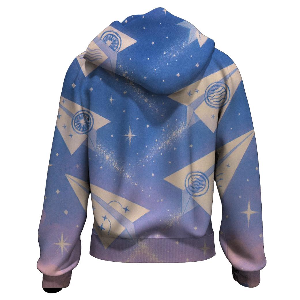 Paperplane Meteors lightweight hoodies
