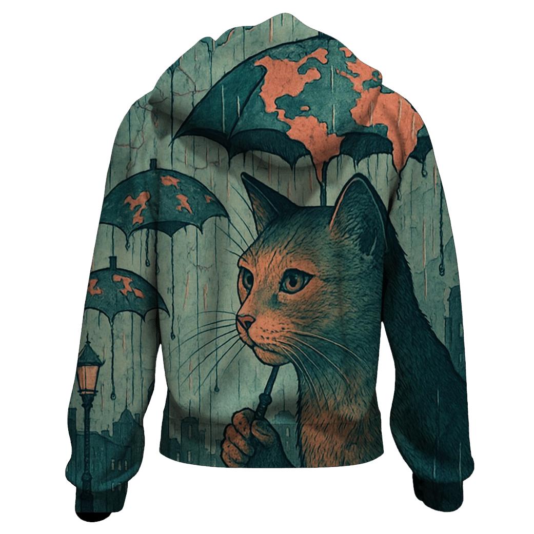 Umbrella Atlas Cat premium hoodies
