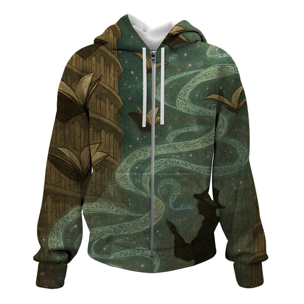 Library Of Lost Echoes graphic hoodies