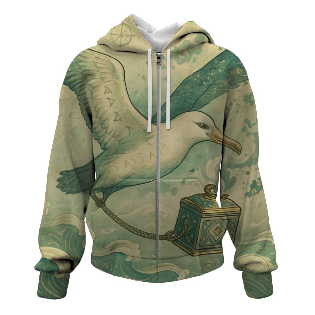 Voyager Tea Albatross pullover hoodies