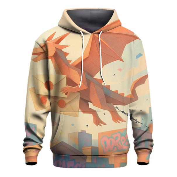 Paper Dragon Courier graphic hoodies