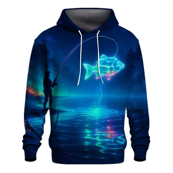 Halcyon Neon Fisher printed hoodies