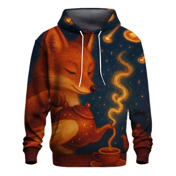 Meteoric Tea Fox zip-up hoodies