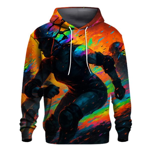 Spectrum Roller Derby printed hoodies